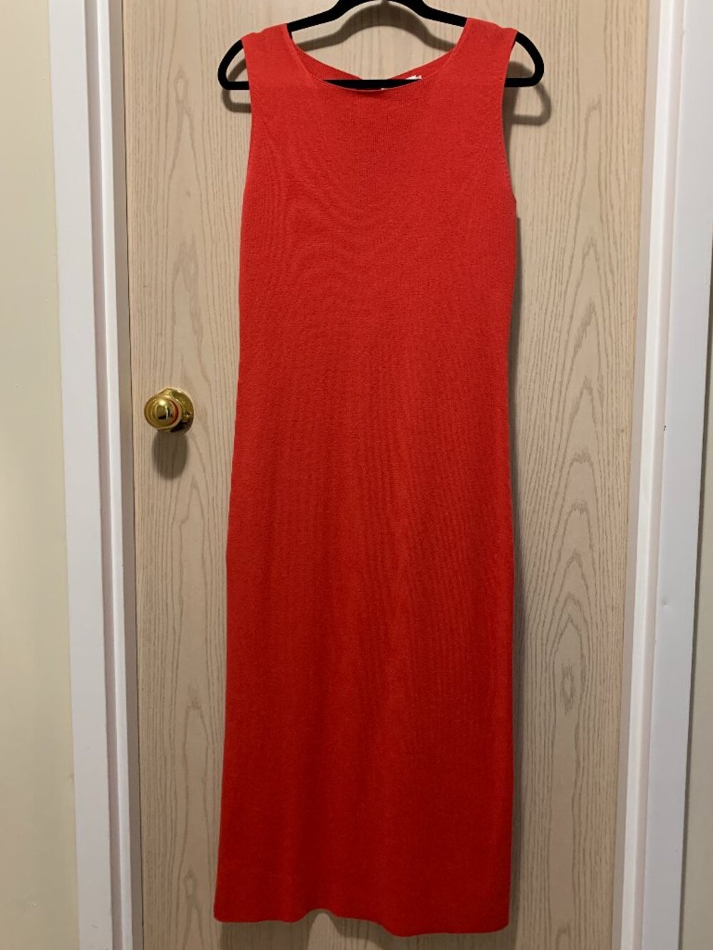 Cotton Knit Sleeveless Dress